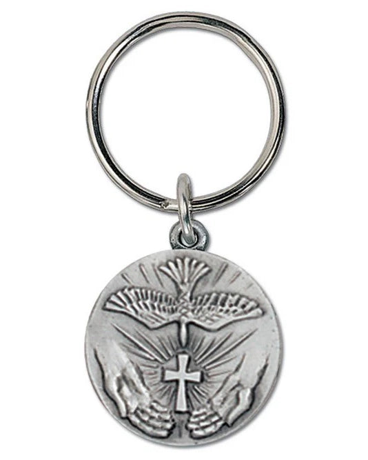 Trinity Pewter Key Ring