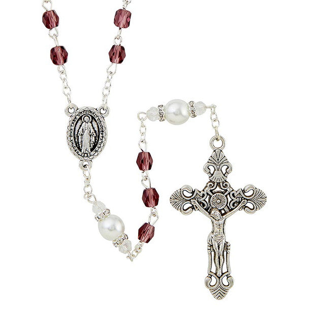 New Life Collection Amethyst Rosary
