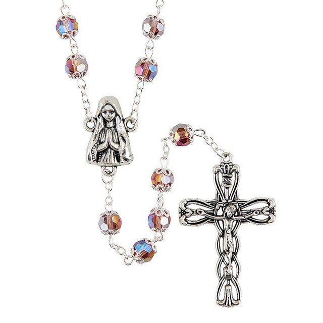 Double-Capped Amethyst Rosary