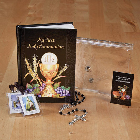 First Communion Mass Book and Wallet Set