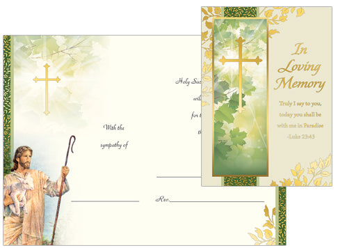 Mass Cards: In Loving Memory (Box of 50)