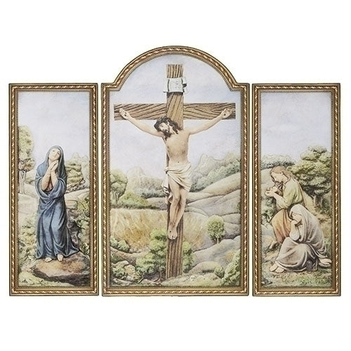Crucifixion Triptych 20 x 26"