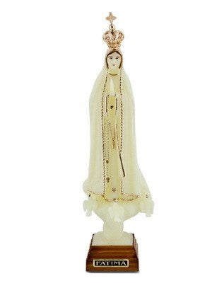 Our Lady of Fatima Luminous Statue 10 Inches (25cm)