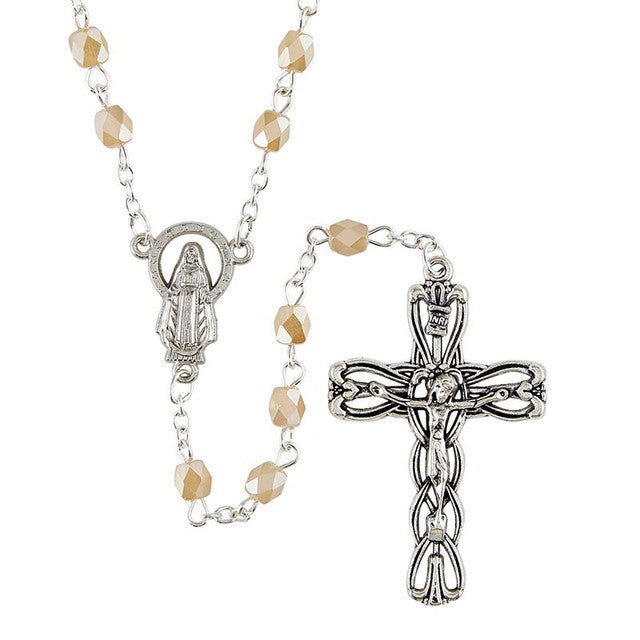 Lacquered Gold Rosary