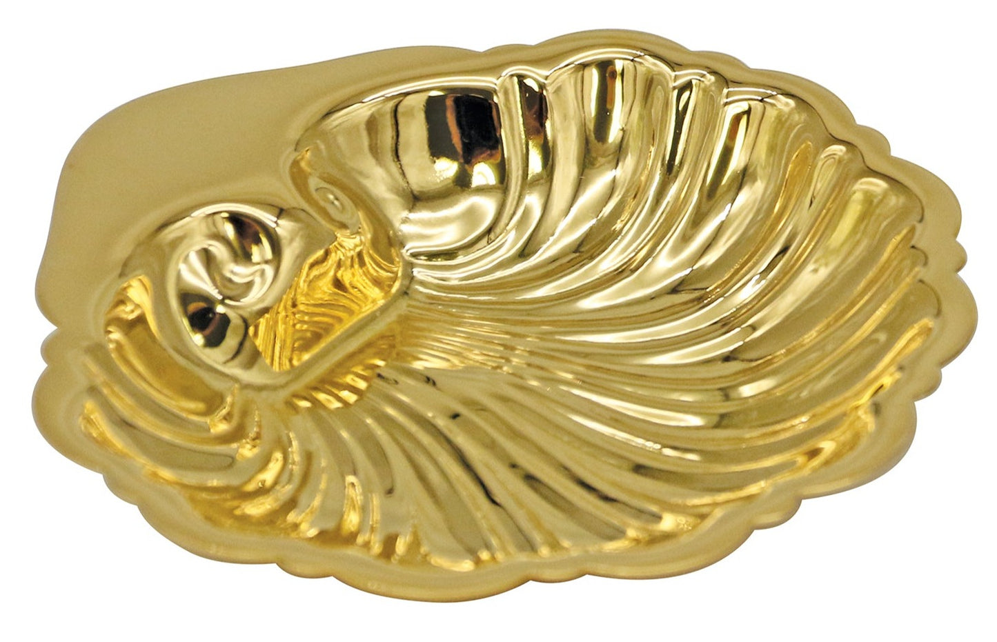 24k Gold Baptismal Shell 2-1/4"