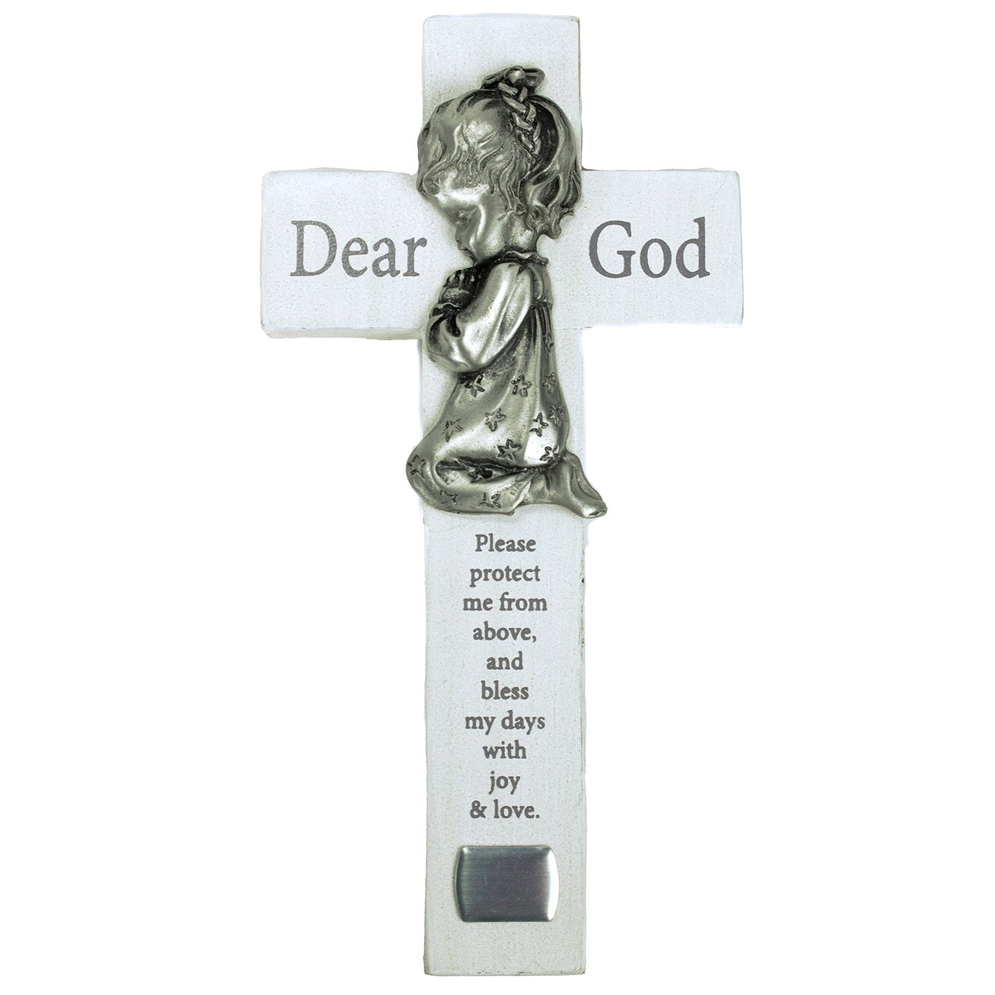 Dear God Wall Cross 6"