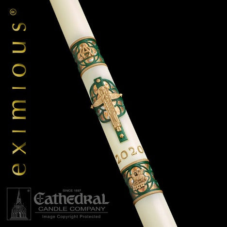 Eximious Paschal Candle: Christus Rex (Christ the King)