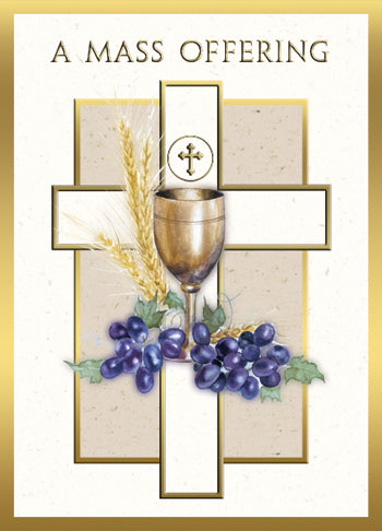 Mass Cards: A Mass Offering with Large Cross (Box of 100)