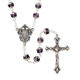 Renaissance Collection Amethyst Rosary
