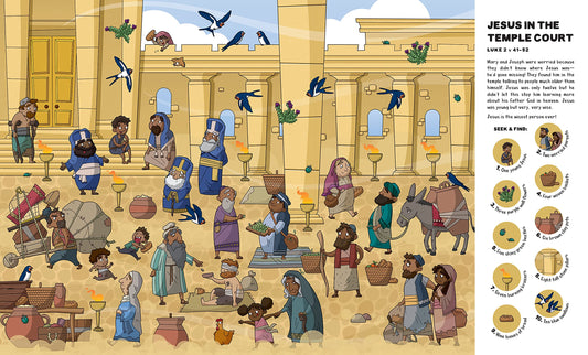 Busca y encuentra: Historias bíblicas del Nuevo Testamento