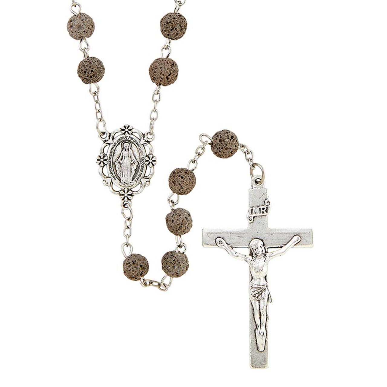 Pompeii Collection Gray Rosary