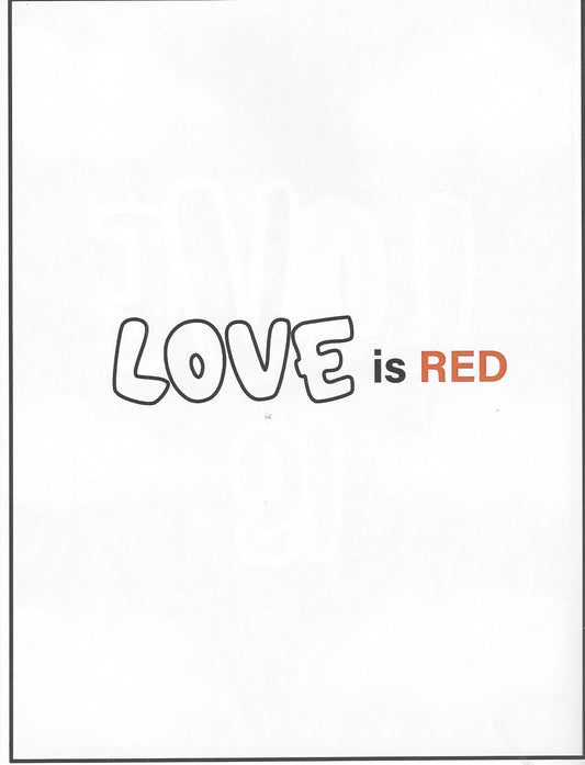 El amor es: libro para colorear para niños
