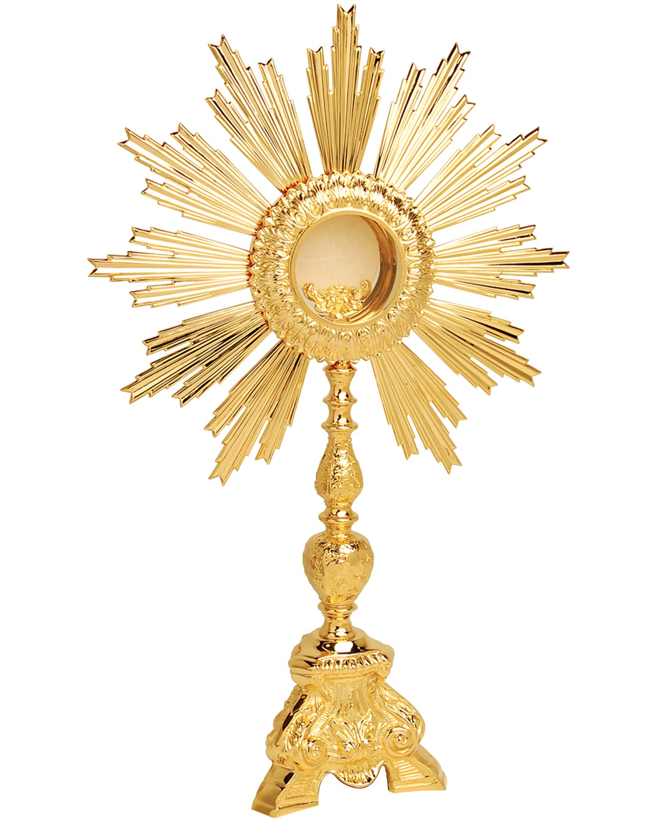 24k Gold-Plated Monstrance 22.25"