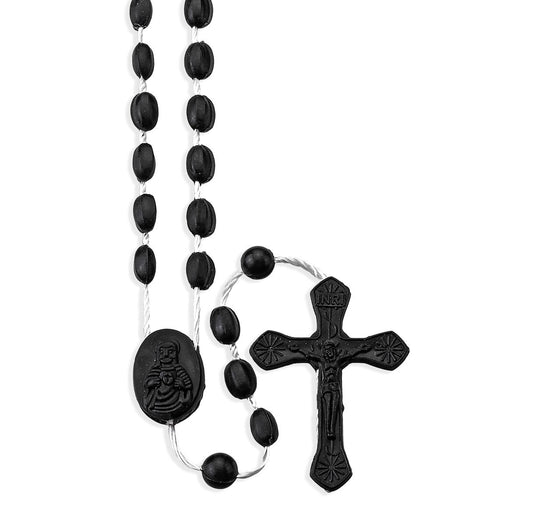 Rosario de cordón de plástico de 17"
