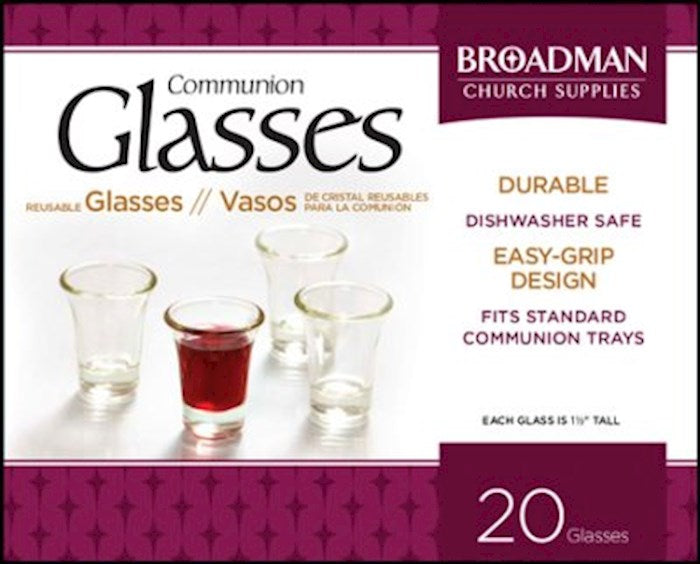 Flared Glass Communion Cup 1-1/2" (Pack Of 20)