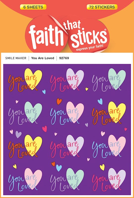 Corazones de Amor (pegatinas Faith That Sticks)