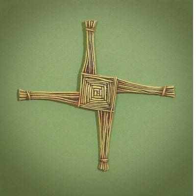 St. Brigid Wall Cross + Card