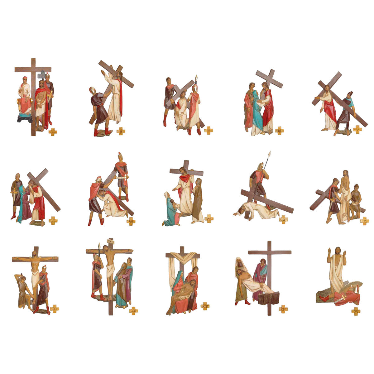 Stations of the Cross Set – Cast Polyester