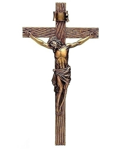 Antique Gold Crucifix 20.25"