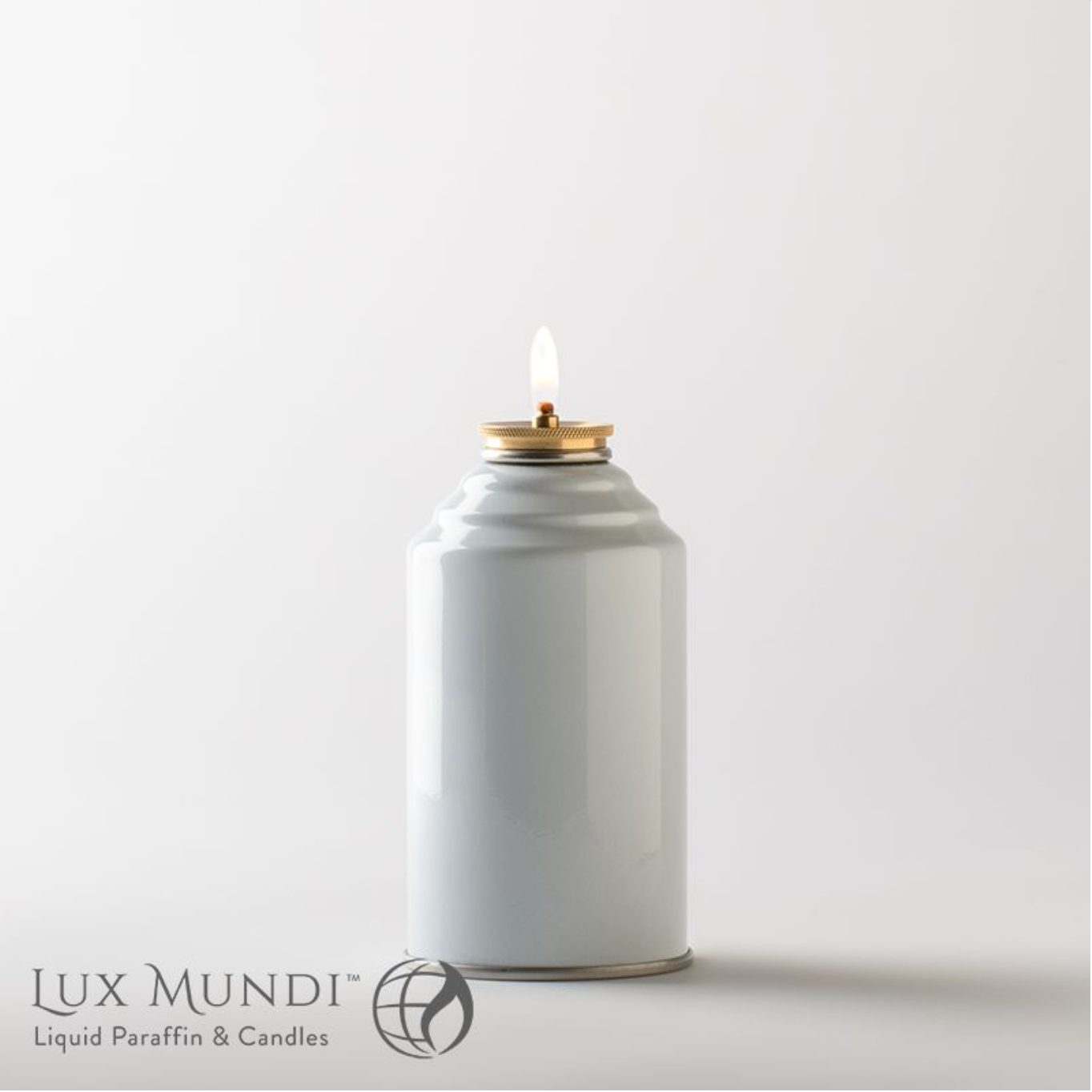 Lux Mundi Metal Refillable Container for Candle Shells