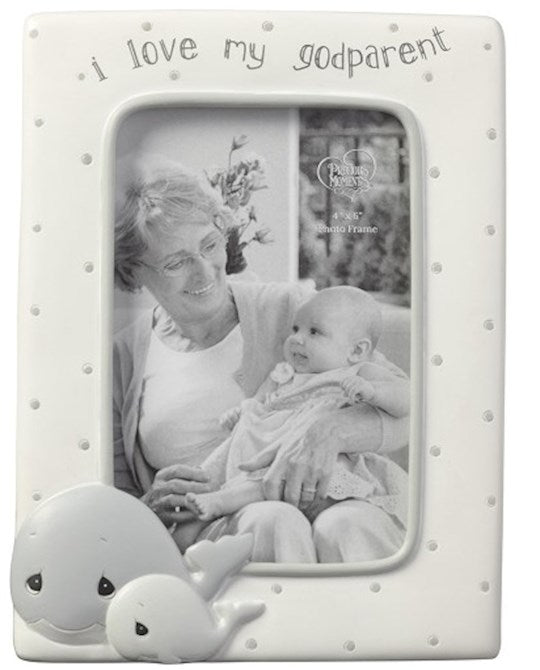 Precious Moments Frame "I Love My Godparent"