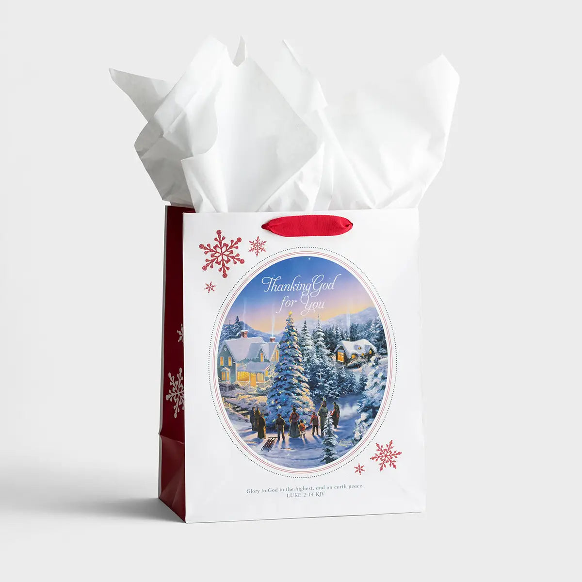 Bolsa de regalo grande: Dándole gracias a Dios por ti