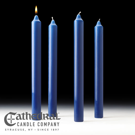 Juegos de velas de Adviento de sebo para iglesia (1-1/2x16)