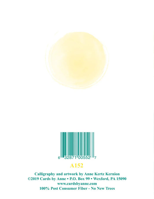 Tarjeta de felicitación de bendición irlandesa