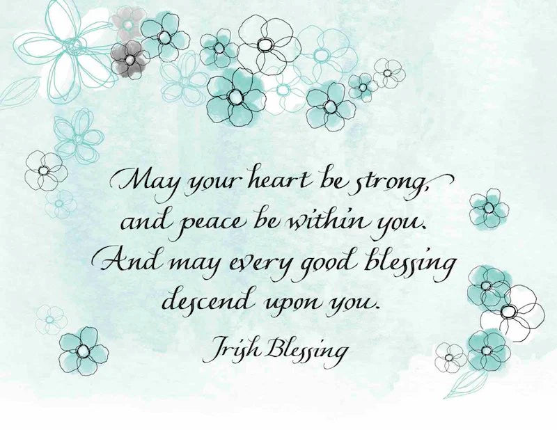 Every Good Blessing: Irish Blessing Greeting Card