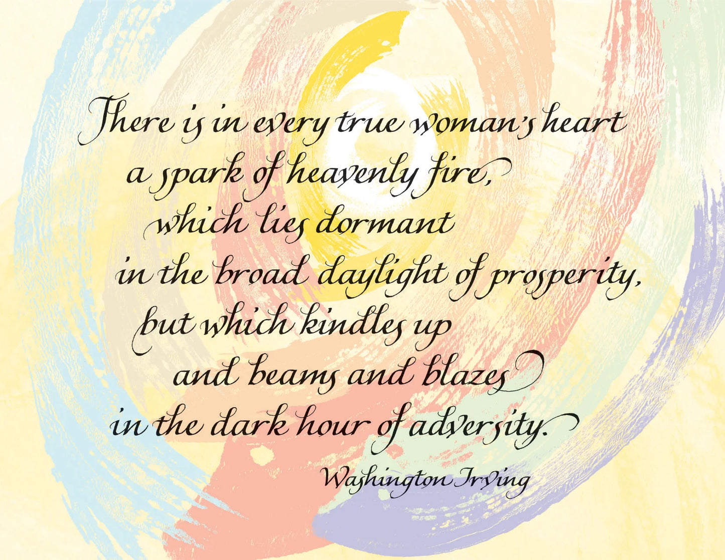 Washington Irving Greeting Card