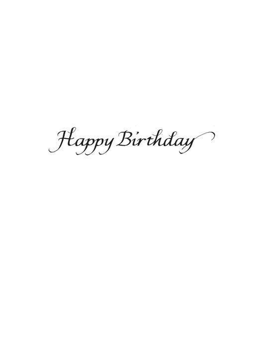 Carte d'anniversaire Proverbe grec