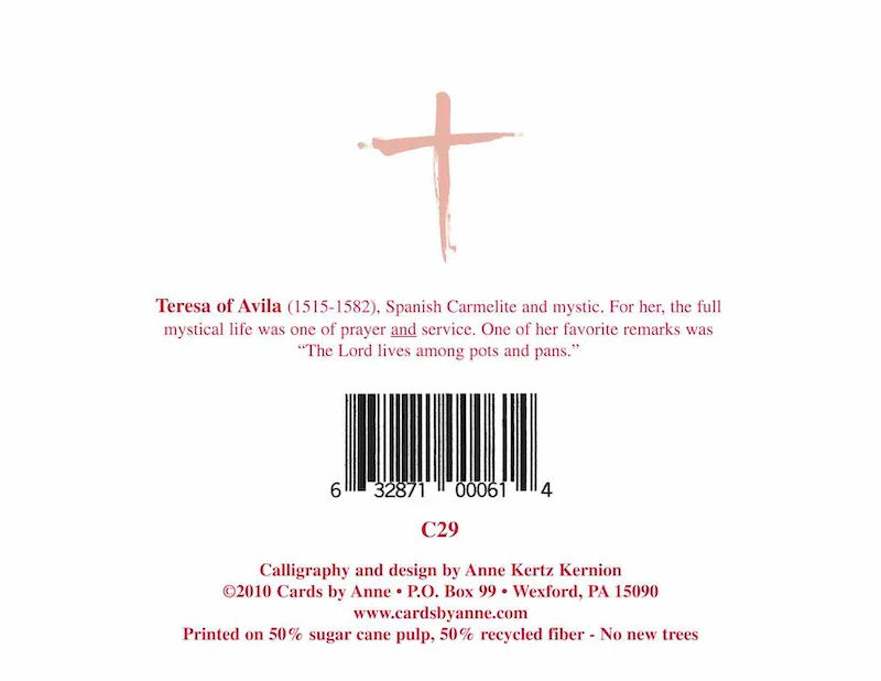 Teresa of Avila Greeting Card