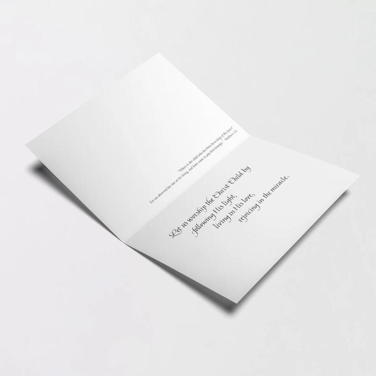 Adoration of Magi at the Stable - Christmas Classics Miracle Card