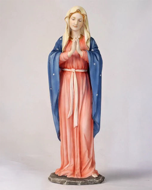 Statue de la Vierge Adoratrice 11,75"