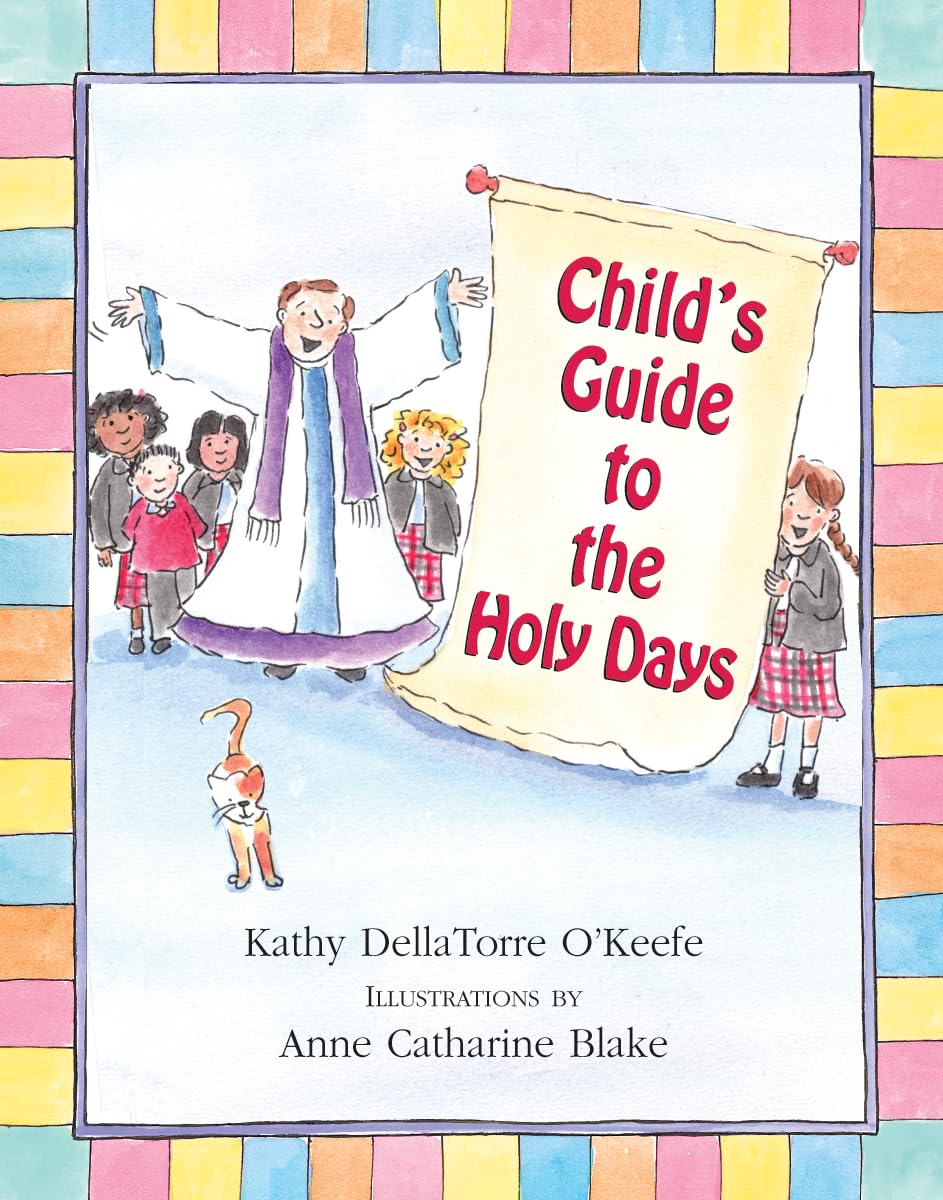 Book cover of 'Child's Guide to the Holy Days' with colorful border