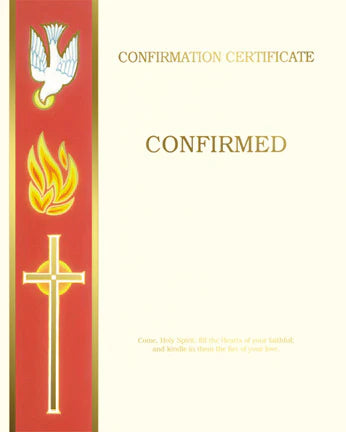 Banner Collection: Confirmation Certificate