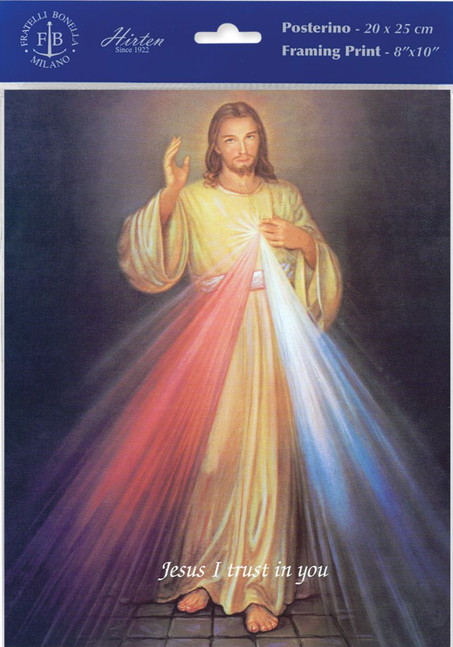 Divine Mercy Print 8 x 10" (Light Version)