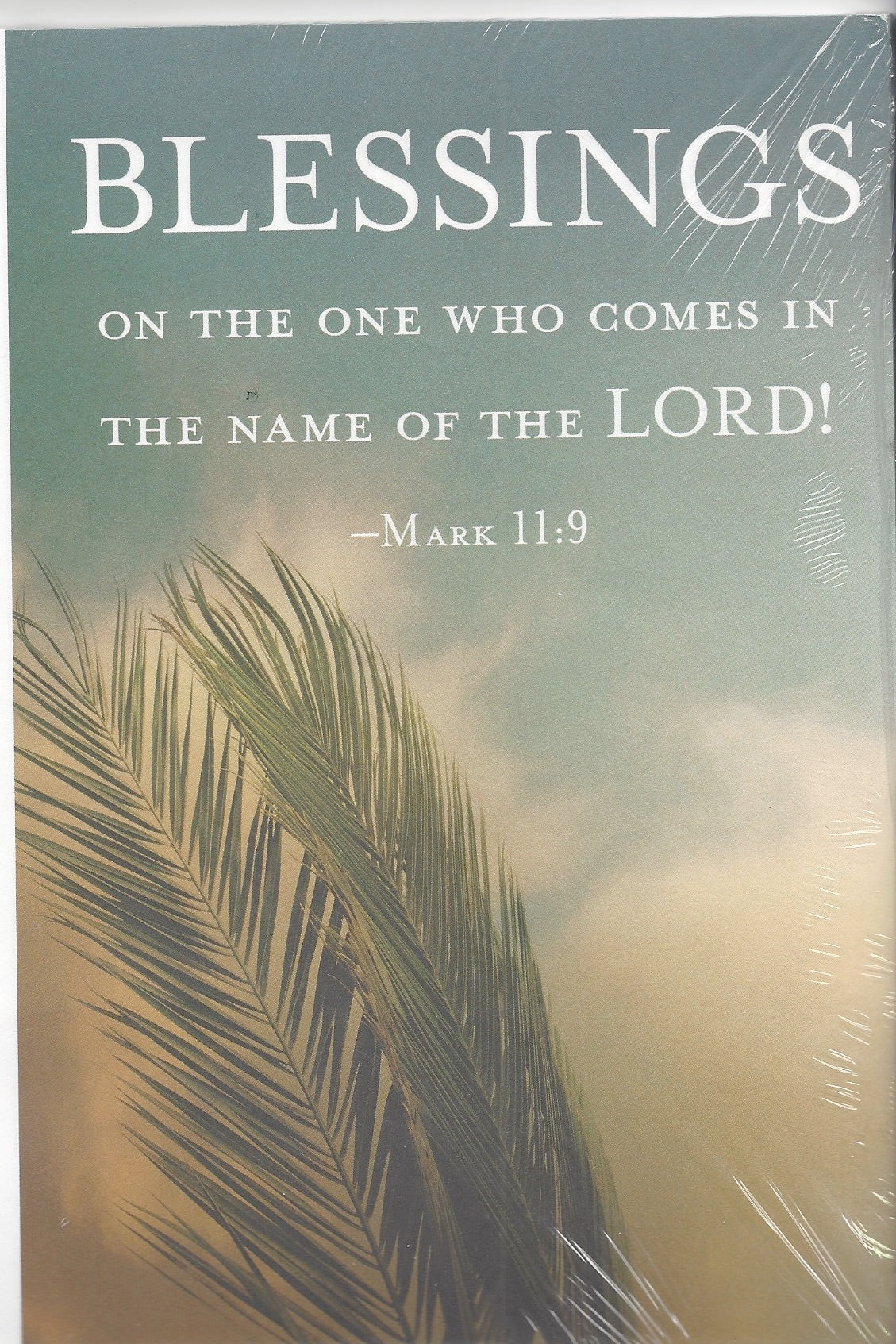 Easter Bulletins: Blessings on the one who comes in the name of the Lord! Mark 11:9