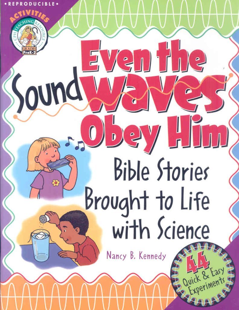 Book cover of 'Even the Sound Waves Obey Him' with colorful design and text.