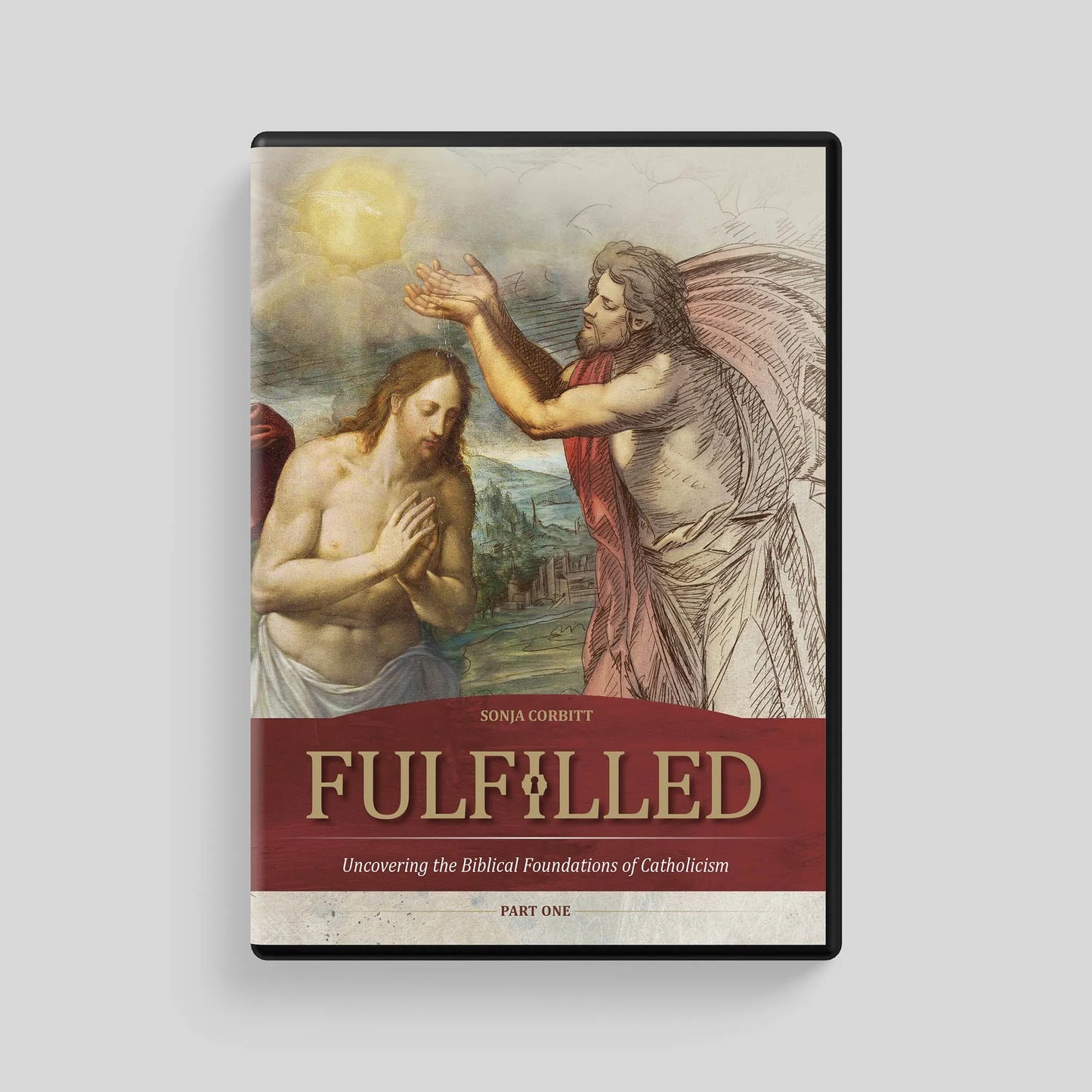 Book cover of 'Fulfilled' with religious illustration on a white background