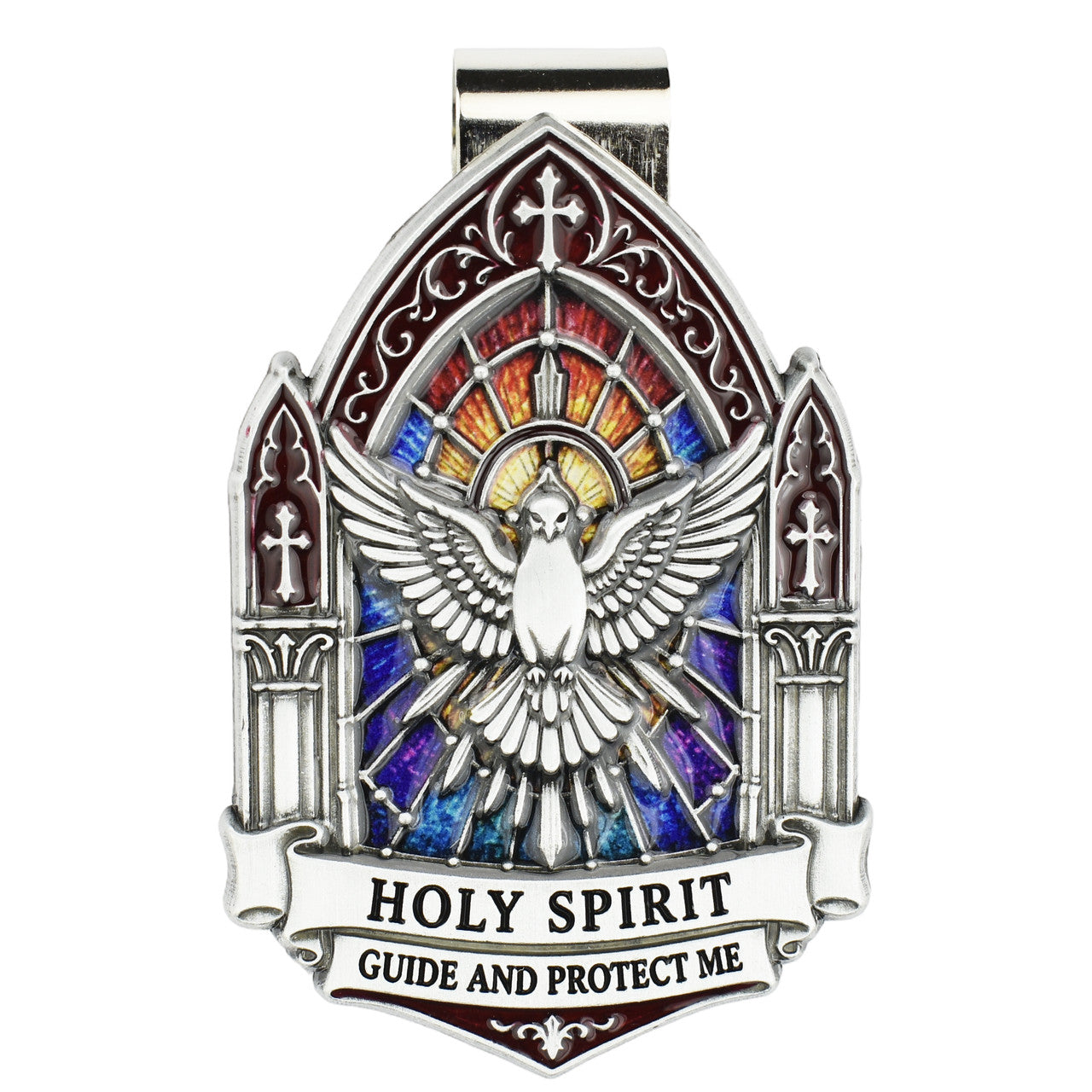 Holy Spirit Visor Clip