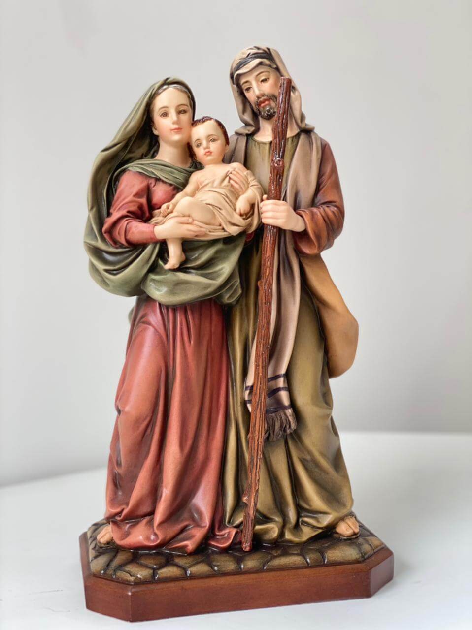 Holy Family Statue 17″