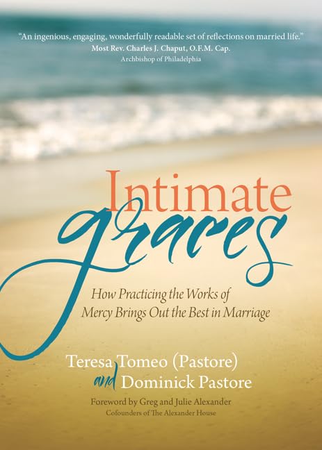 Book cover of 'Intimate Graces' with a beach background