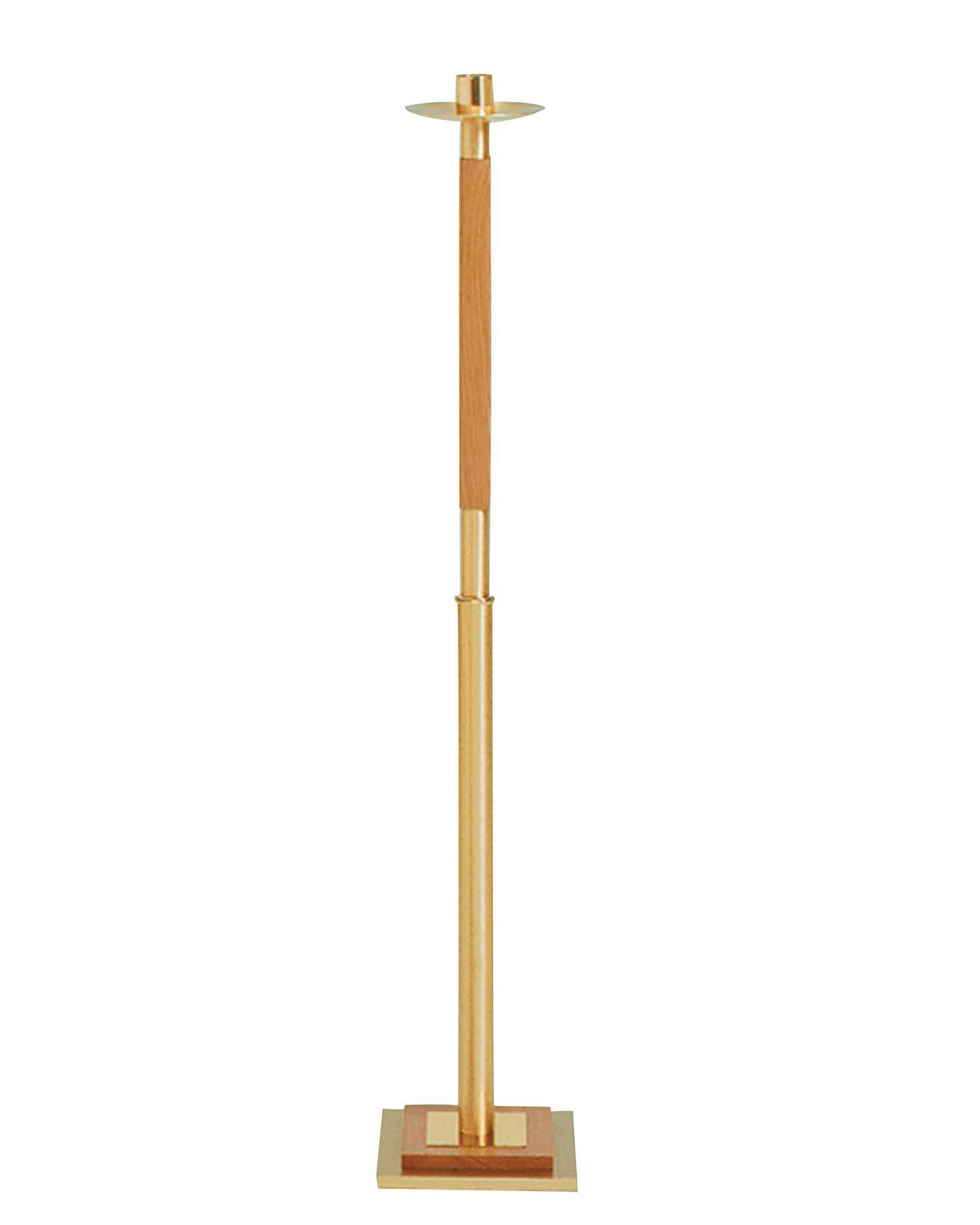 Oak and Brass Processional Torch 42"