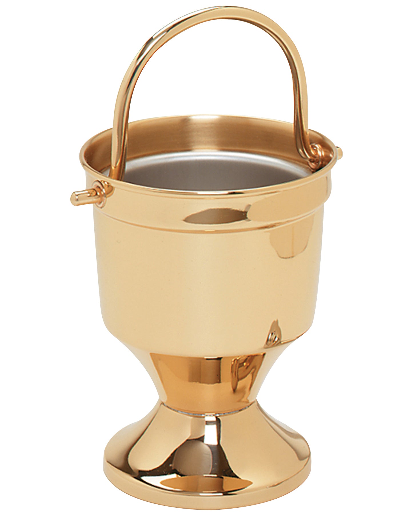Brass/Bronze Holy Water Pot with Sprinkler 7"