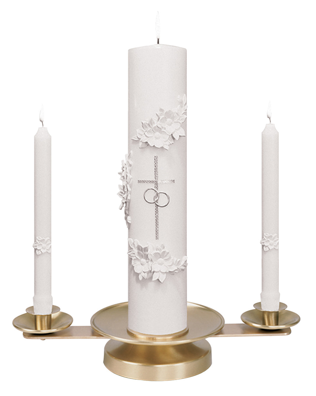 Brass Wedding Candelabra 15"