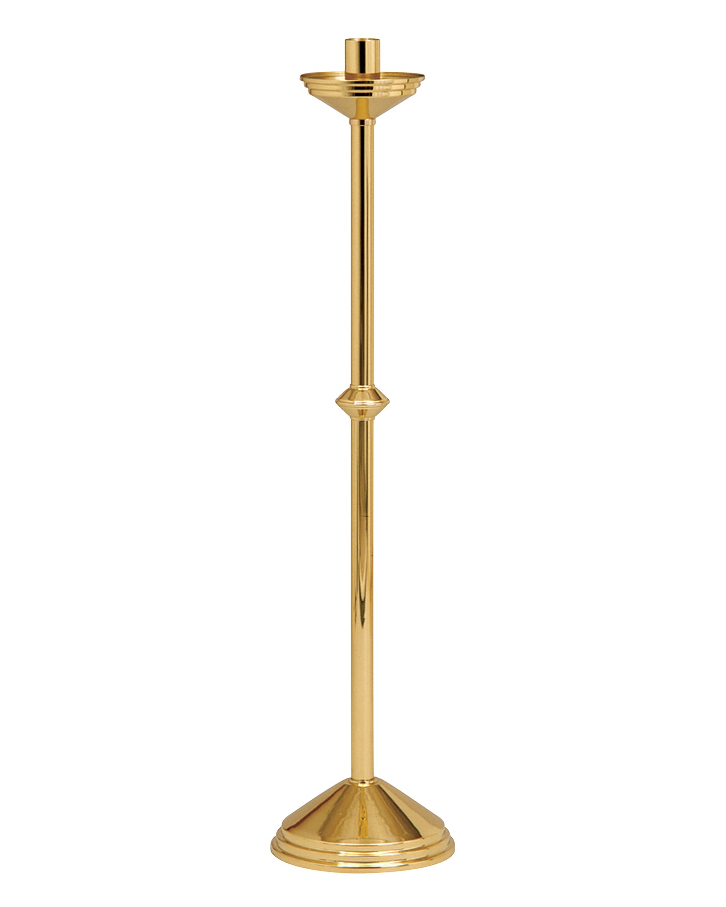 Brass Paschal Candle Holder 44"