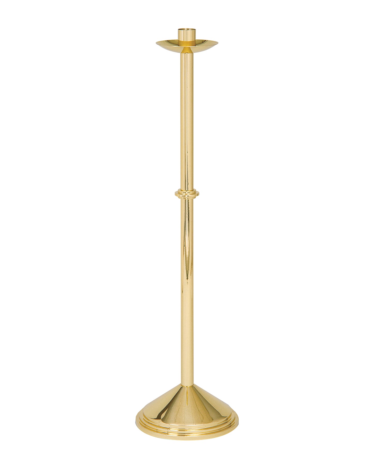 Cirio pascual de latón macizo de 112 cm