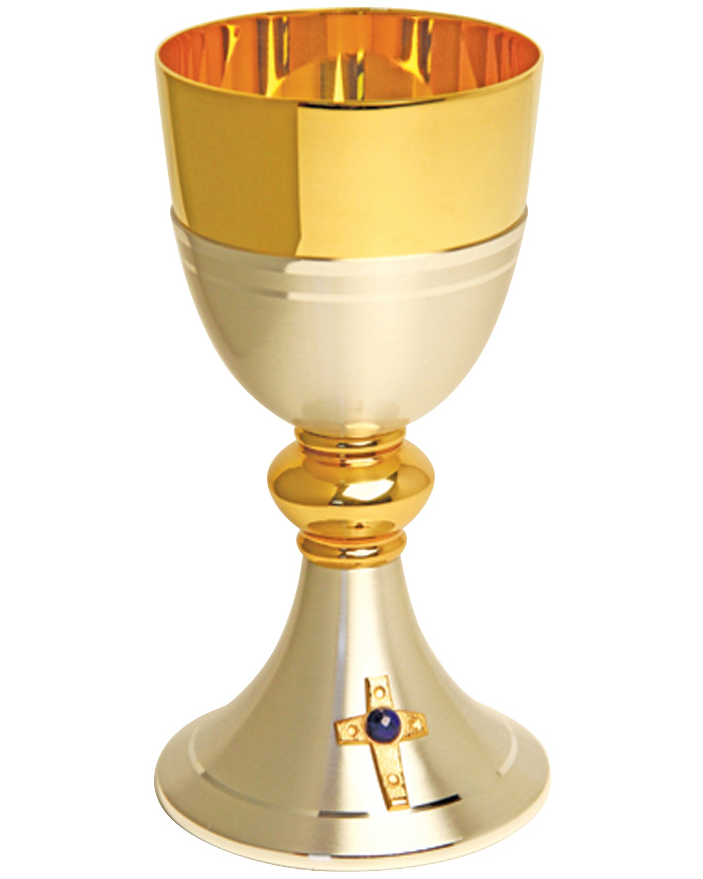 24k Gold and Silver-Plated Chalice 7oz