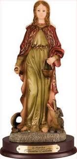 Estatua de Santa Marta de 11"
